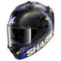 SHARK SPARTAN GT PRO CARBON SPEED-VIB - Model DAB-CARBON/ANTHRACITE/BLUE