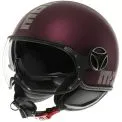 MOMO DESIGN FIGHTER EVO - Modelo MATT AMARENA/SILVER