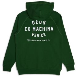 DEUS VENICE ADDRESS HOODIE GREEN