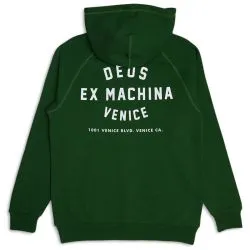 DEUS VENICE ADDRESS HOODIE GREEN