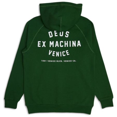 DEUS VENICE ADDRESS HOODIE GREEN