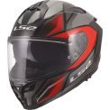 LS2 FF817 CHALLENGER II VIPER - Modèle GREY/RED