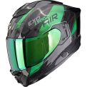 SCORPION EXO-1500 CARBON AIR PLATTED - Modell SCHWARZ/GRÜN