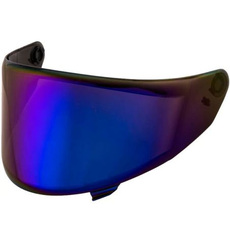 KYT VISOR TT-REVO IRIDIUM BLUE