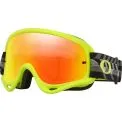OAKLEY O FRAME MX BLACK EMPIRE W/FIRE IRIDIUM