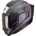 SCORPION EXO-1500 CARBON AIR ZITY - Modelo MATT BLACK/PINK