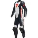DAINESE GROBNIK FEMME 1 PIÈCE - Modèle BLACK/WHITE/FLUO-RED