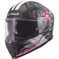 LS2 FF811 VECTOR II DARFLO - Modèle MATT BLACK/PINK