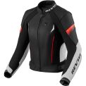 REV'IT XENA 4 KVINDE - Model HVID/RØD-FLUOR