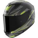NOLAN X-904S ULTRA CARBON ROMBO - Model 349-CARBON/ANTHRACITE/GREEN IMPULSE