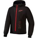 ALPINESTARS RADIUM TECH HOODIE - Modell 1303 SCHWARZ LEUCHTEND ROT