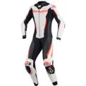 ALPINESTARS STELLA GP-R7 1 PIÈCE - Modèle WHITE BLACK RED FLUO