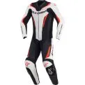 ALPINESTARS GP FORCE V2 1 PIECE - Model WHITE BLACK RED FLUO