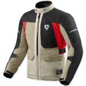 REV'IT CONVERGENT H2O JACKET - Modello SAND/RED