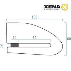 XENA XX15 NEREZOVÁ OCEL 14 MM