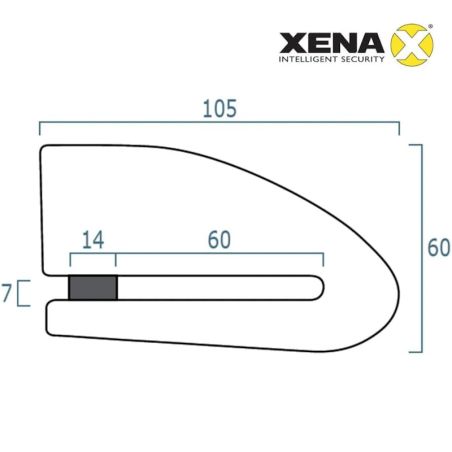 XENA XX15 ACERO INOXIDABLE 14MM