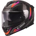 LS2 FF818 STORM III SPORTY - Modèle MATT GREY PURPLE