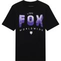 FOX YOUTH BLOCK SS TEE - Model ULTRA BLACK