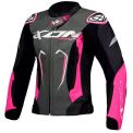 IXON VORTEX 3 LADY JACKET - Model BLACK/PINK/WHITE