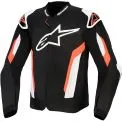 ALPINESTARS T-GP AIR - Model (1030) BLACK RED FLUO 